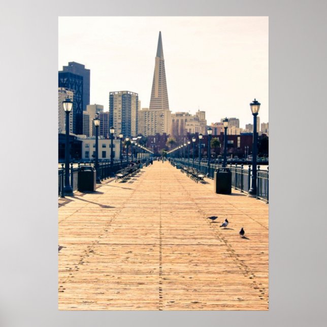 Póster Todos los caminos conducen a la pirámide. (Frente)