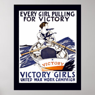 PÓSTER TODOS LOS CHICAS QUE PIDEN VICTORIA 1918