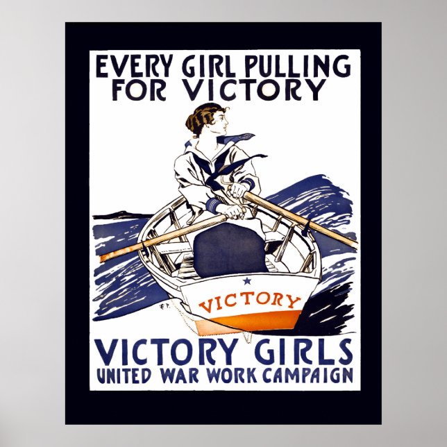 PÓSTER TODOS LOS CHICAS QUE PIDEN VICTORIA 1918 (Frente)