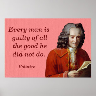 Póster Todos los culpables — Voltaire