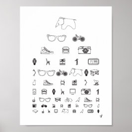 Póster Todos los días - blanco