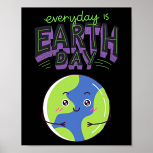 Póster Todos los días es Día de la Tierra 2