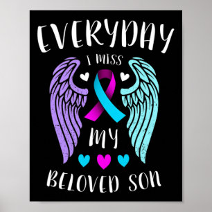 Póster Todos los días extraño a mi amado hijo - Concienci