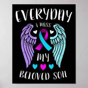 Póster Todos los días extraño a mi hijo querido - Concien