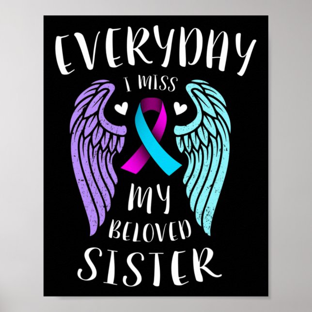 Póster Todos los días extraño a mi querida hermana - Suic (Frente)