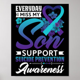 Póster Todos los días extraño los avisos de prevención de