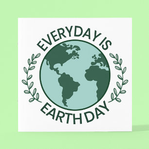 Póster Todos los Días son el Día de la Tierra - Amante de
