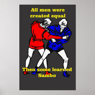 Póster Todos los hombres fueron creados igualesLuego algu