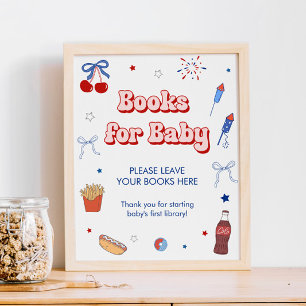 Póster Todos los libros para baby shower de American Girl