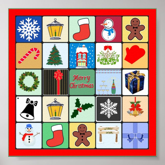 Póster Todos los Navidades de cosas (Frente)