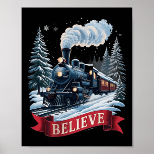 Póster Todos los Navidades de Polar Express a bordo de la