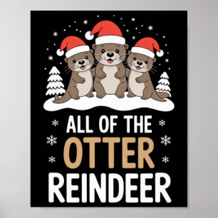 Póster Todos Los Navidades De Renos De La Mantequilla Cut
