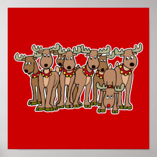 Póster todos los renos