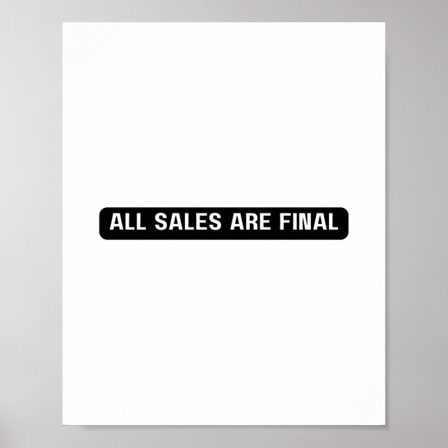 Póster Todos los Rótulos finales de ventas, carteles y se (Frente)