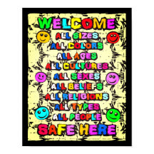 Todos los seguros aquí ~ Bienvenida brillante