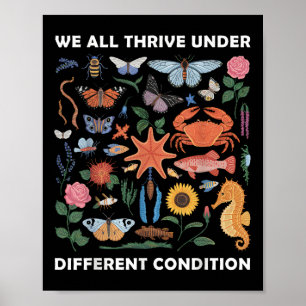 Póster Todos Prosperamos En Diferentes Condiciones Neurod