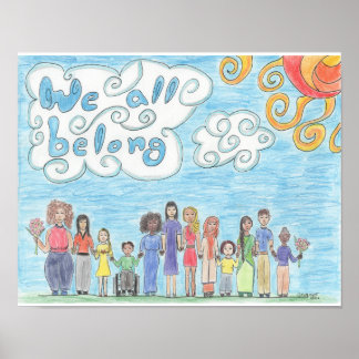 Póster Todos somos 14x11