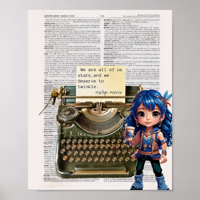 Póster Todos somos estrellas — Shine (Frente)