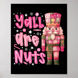 Póster Todos somos locos cachivaches Feliz Navidad Gracio
