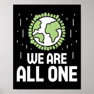 Póster Todos Somos Una Protección Ambiental