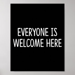 Póster Todos Son Bienvenidos Aquí - Camiseta.png
