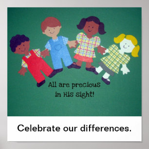 Póster ¡Todos son preciosos a la vista de Él!, Celebra nu