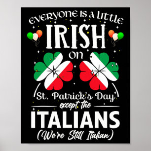 Póster Todos son un poco irlandeses o día de San Patricio