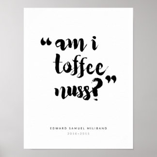 Póster "Toffee" Ed Miliband Best Moments Collection 2/3