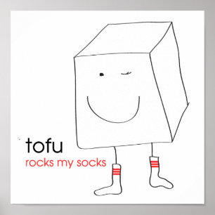 Póster Tofu Rocks My Socks