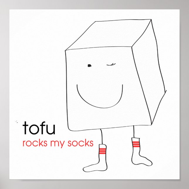 Póster Tofu Rocks My Socks (Frente)