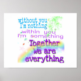 Póster together we can 