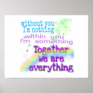 Póster together we can 