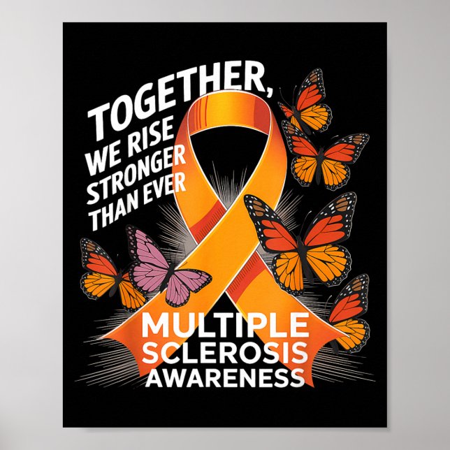 Póster Together We Rise Multiple Sclerosis Awareness Oran (Frente)