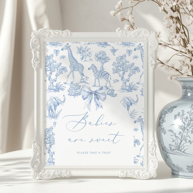 Póster Toile de Jouy Safari Bebés Franceses son dulces (Subido por el creador)