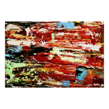 Toile Festivité | Art abstrait coloré moderne