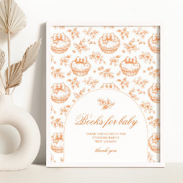 Póster Toile Little Cutie género neutro Libros para bebé