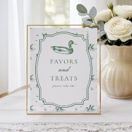Póster Toile Mallard Duck Gender Neutral Favors & Treats