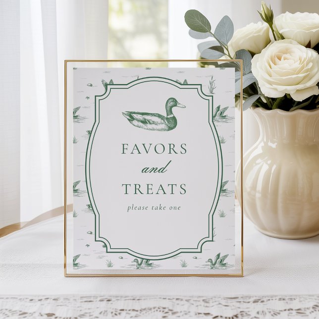 Póster Toile Mallard Duck Gender Neutral Favors & Treats (Subido por el creador)
