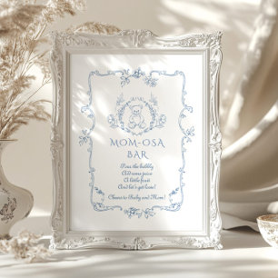 Póster Toile Momosa bar Vintage Marco Teddy Oso