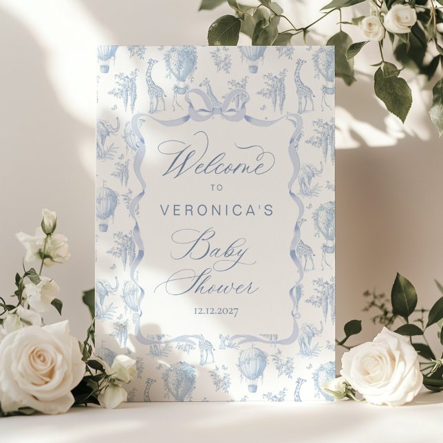 Póster Toile Safari Cómo el globo de aire Ducha bebé Bien (Subido por el creador)