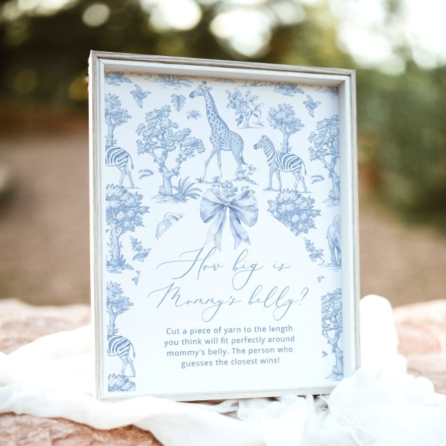 Póster Toile Safari qué grande es el juego de la barriga  (Subido por el creador)