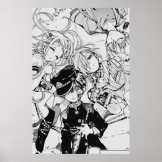 Póster Toilet Bound Hanako Manga Art