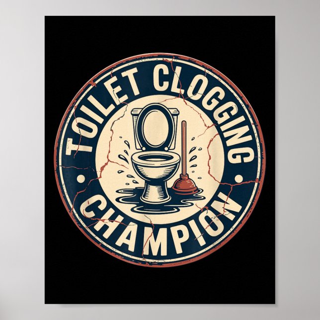 Póster Toilet Clogging Chamon  (Frente)