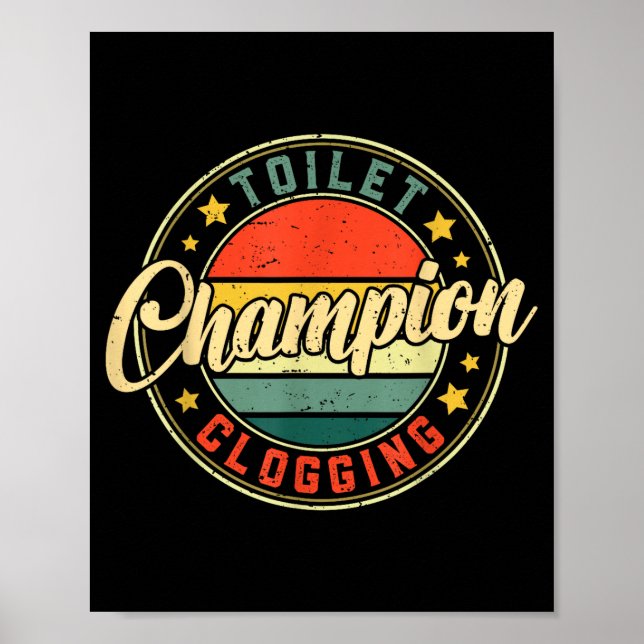 Póster Toilet Clogging Chamon  (Frente)