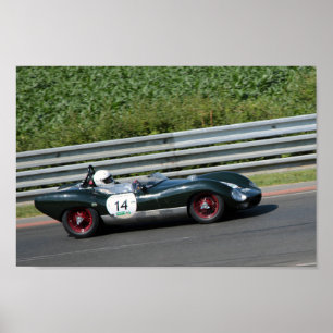 Póster Tojeiro Climax Le Mans Classic