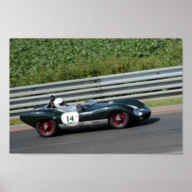 Póster Tojeiro Climax Le Mans Classic (Frente)