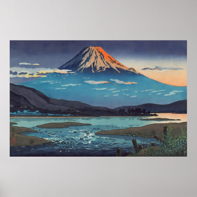 Póster Tokaido Fujikawa 1939 por Tsuchiya Koitsu (Frente)