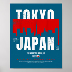 Póster Tokio Japón La Tierra Del Sol Naciente Original St