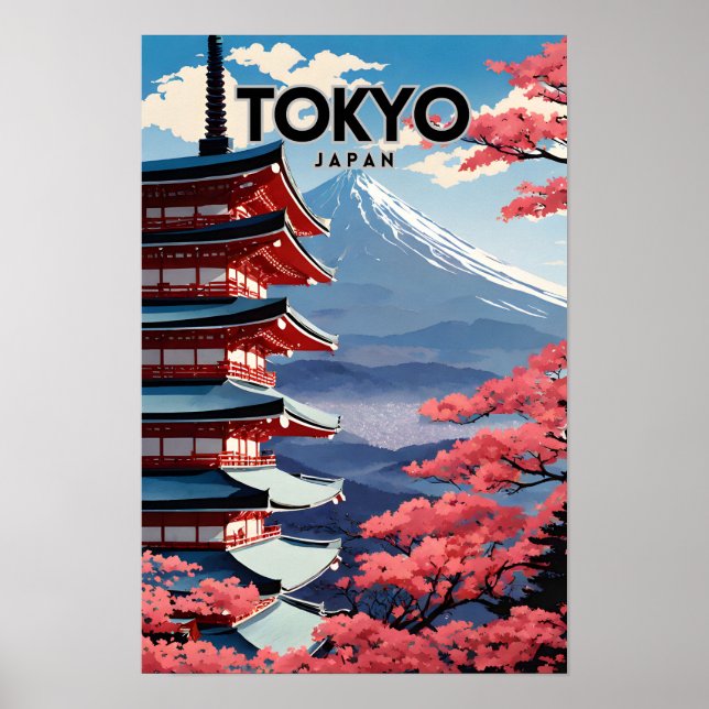 Póster Tokio Nostálgico de Japón (Frente)