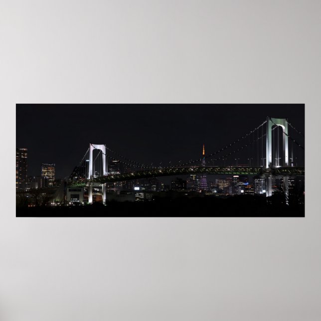 Póster Tokio por Poster nocturno (Frente)